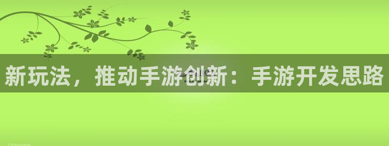 28大神最新版苹果版下载：新玩法，推动手游创新：手游开发思路